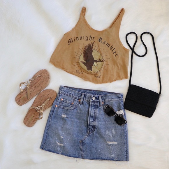 Levi’s Deconstructed Skirt - Picture 2 of 5